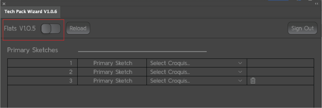 Tech Pack Wizard Plugin Panel Toggle